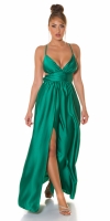 Rochii sexy tip satin Maxi cu XL crapatura pe picior