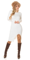 Rochii Sexy tricot cu crapatura pe picior