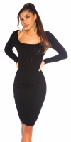 Rochii Sexy tricot cu Twist Back decupaje