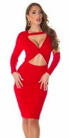 Rochii Sexy tricot fin cu decupaje