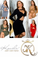 Rochii Sexy tricot fin cu decupaje