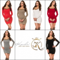 Rochii sexy tricot fin cu spate