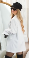 Sacouri Sexy in larg Look cu padded shoulders