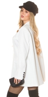 Sacouri Sexy in larg Look cu padded shoulders