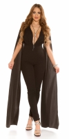 Salopete dama sexy cu decolteu in v XL maneci