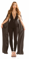 Salopete dama sexy cu decolteu in v XL maneci