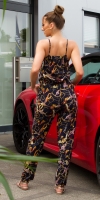 Salopete de club dama la moda Neck cu buzunare