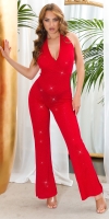Salopete de club dama sexy Musthave Neckholder cu sclipici