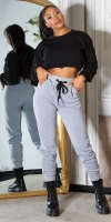 Sexy cu talie inalta Jogger mit Bund