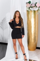 sexy Mini Blazerdress cu decupaje