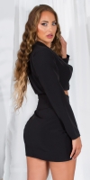 sexy Mini Blazerdress cu decupaje