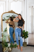 Top sexy piele ecologica care se leaga