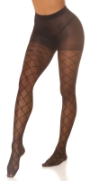 Sexy Tights cu rhombic model
