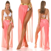 Fusta maxi sexy transparent / Cover-Up
