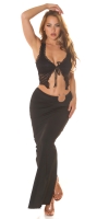 Topuri cu buricul gol sexy dantela care se leaga