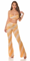 Topuri cu buricul gol sexy de petrecere sclipici gradient