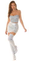 Topuri cu buricul gol sexy Musthave sclipici