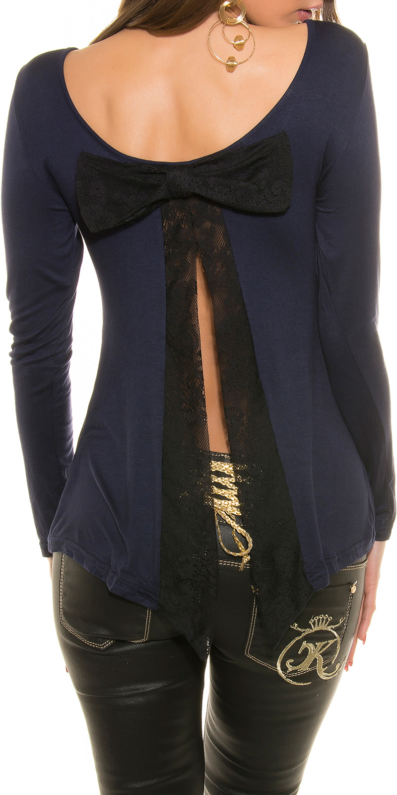 Bluze fashion dama cu la moda loop on backside