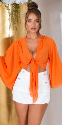 Bolero Jachete dama Sexy evazati sleeve sifon /