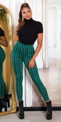 Pantaloni Sexy cu talie inalta