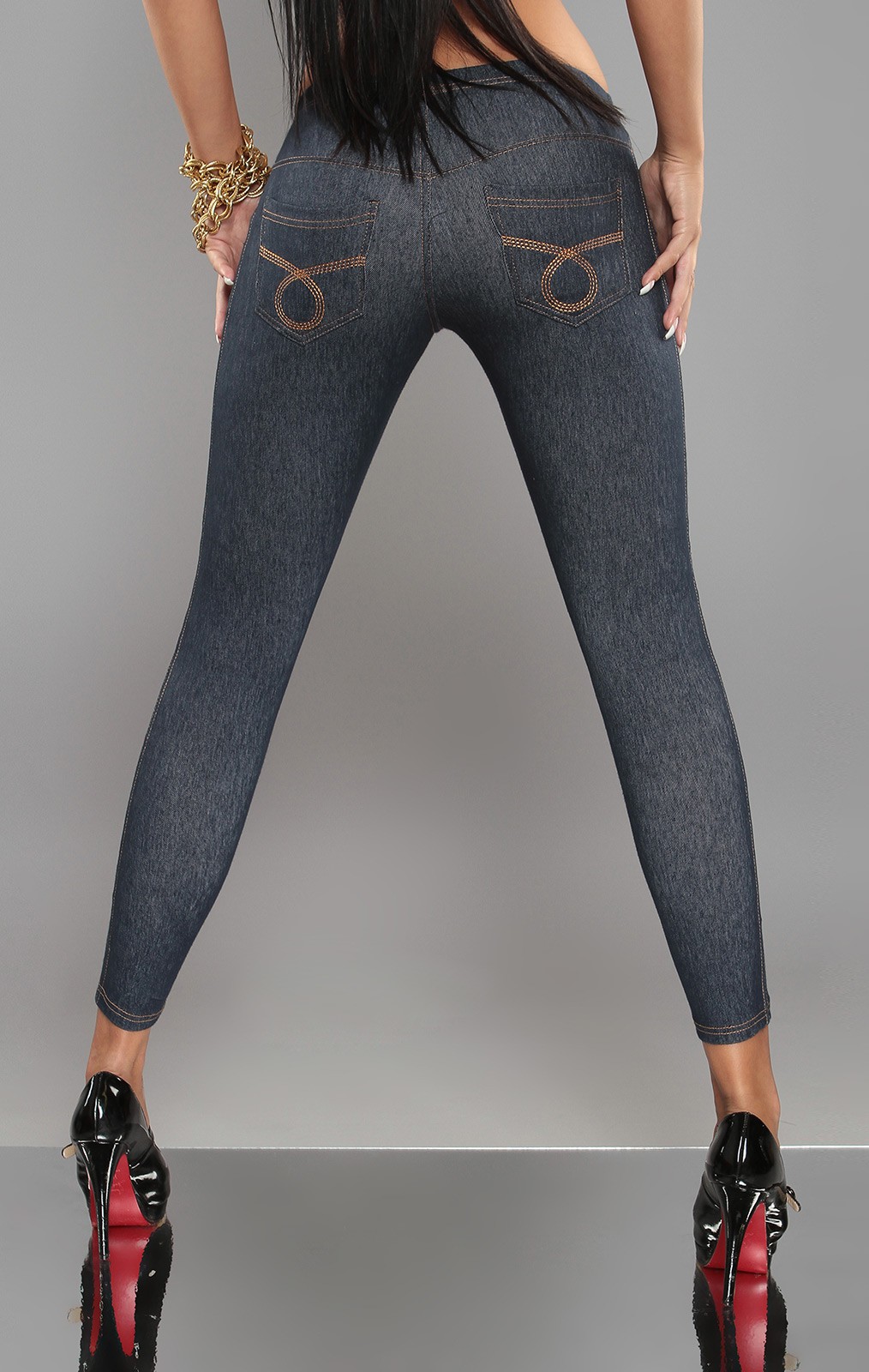 Jeggings Sexy cu buzunare