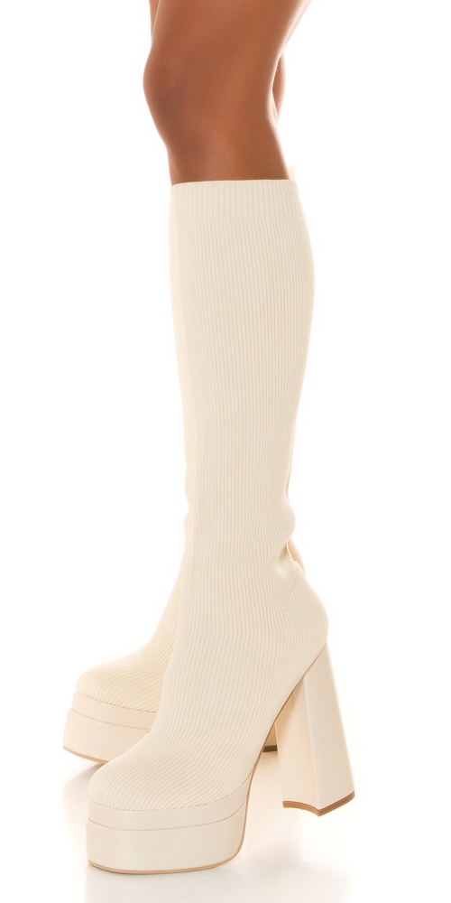 Cizme Sexy cu striatii platform