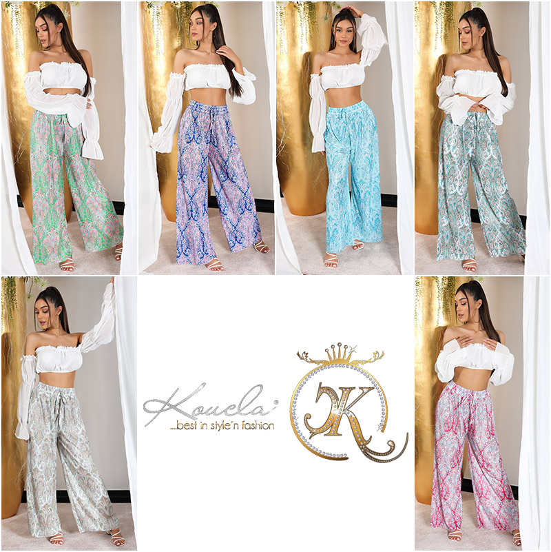 Pantaloni sexy pleated evazati de vara
