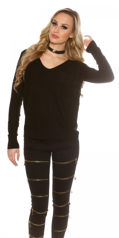 Pulover la moda cu siret