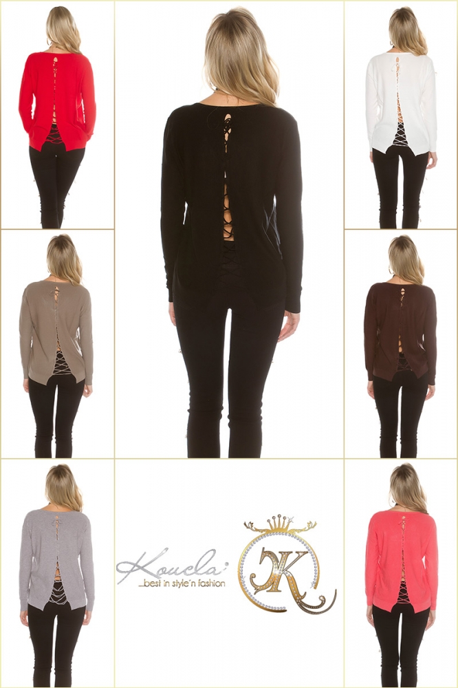 Pulover la moda cu siret