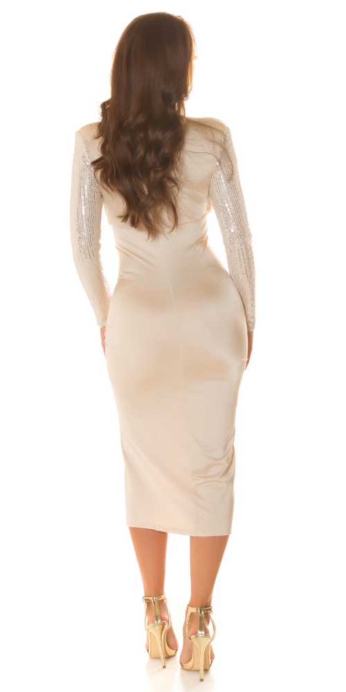Rochie mini Bluze maneca lunga sexy cu paiete