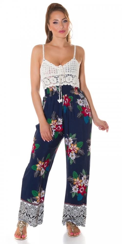Salopete dama la moda boho look cu buzunare