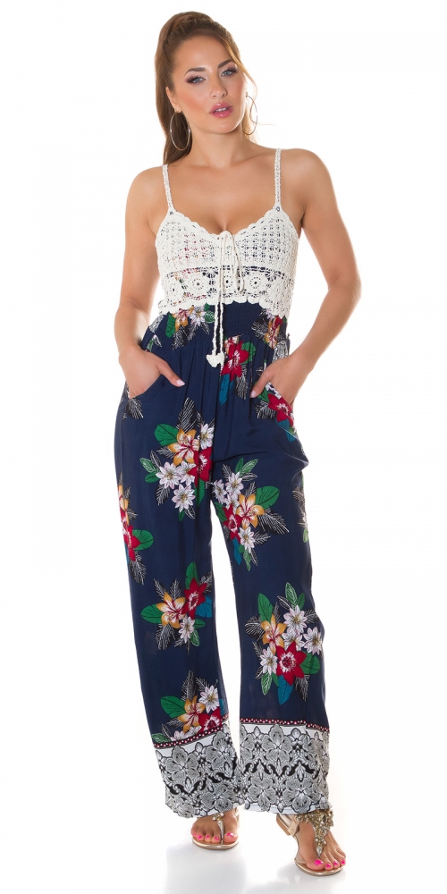 Salopete dama la moda boho look cu buzunare