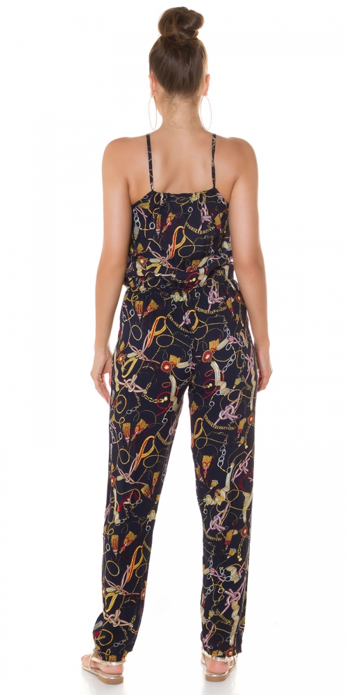Salopete de club dama la moda Neck cu buzunare