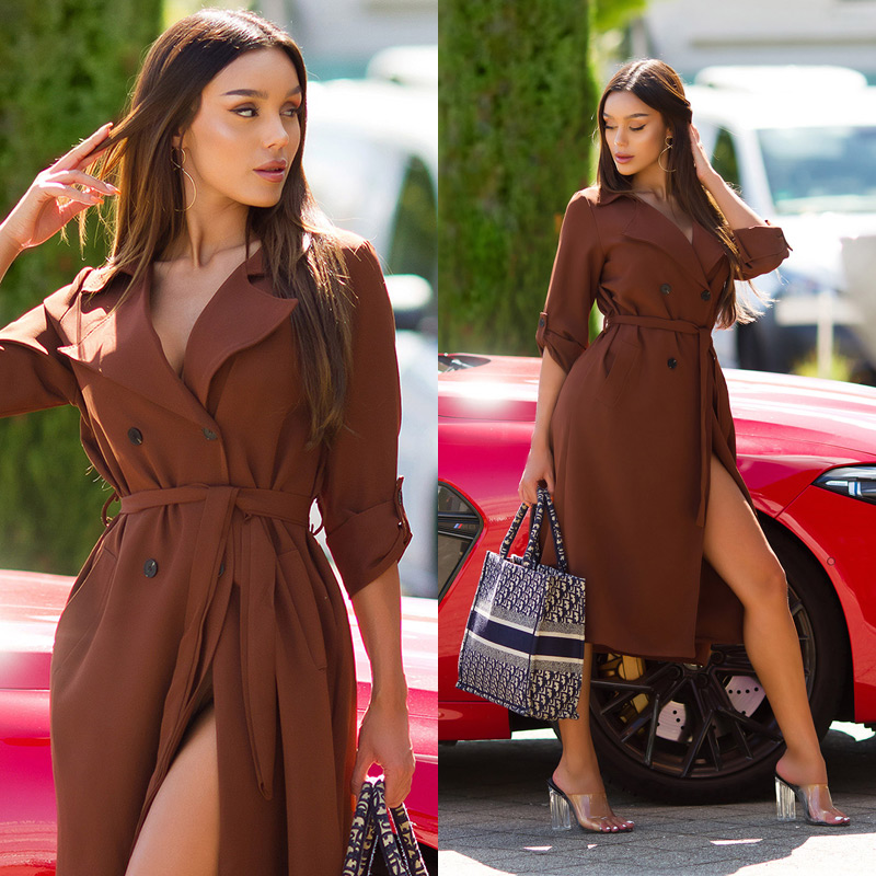 Palton Sexy cu curea