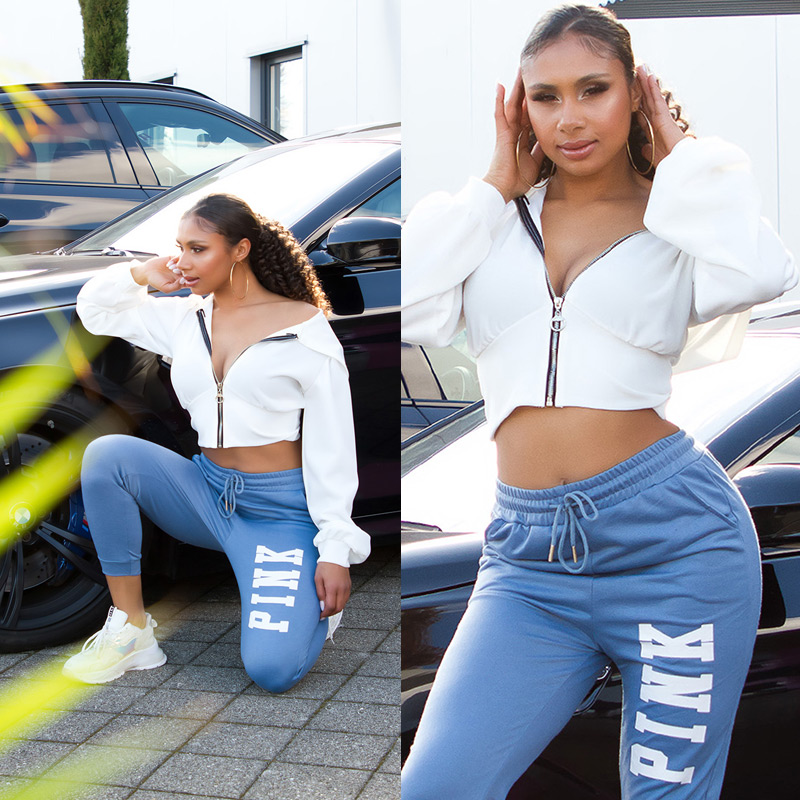 sport Jogger cu imprimeu