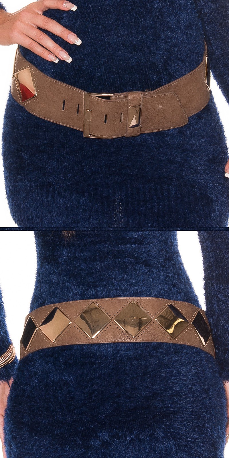 curea la moda cu metallic look